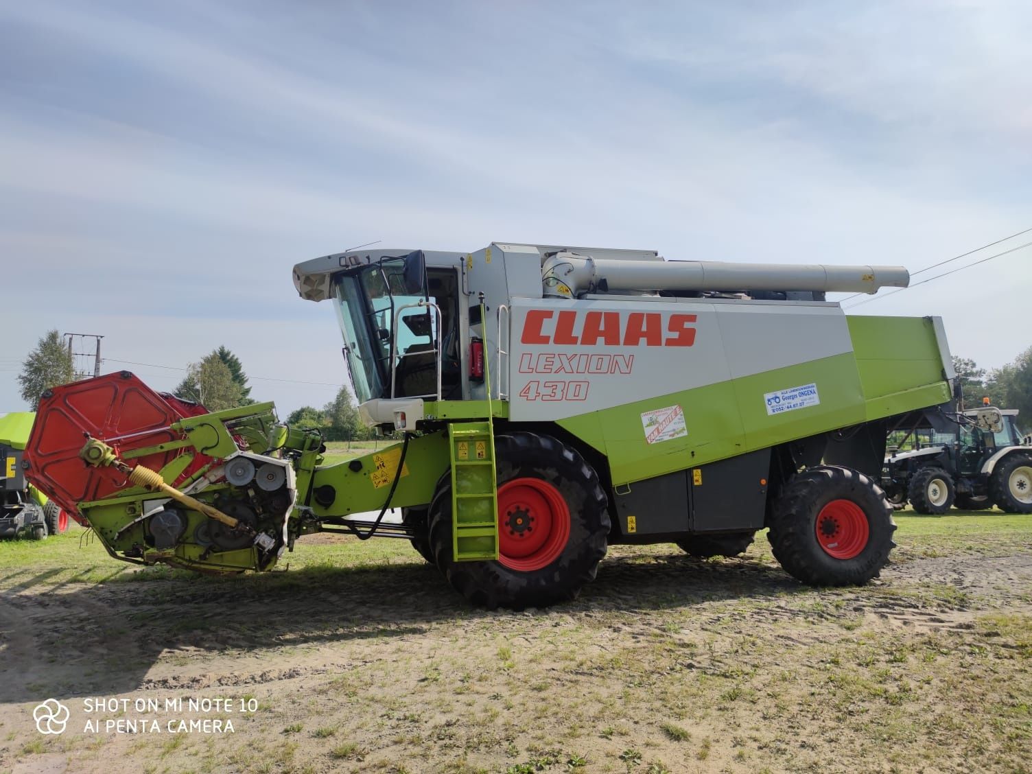 Claas Lexion 430/ 4x4 -Heder C540