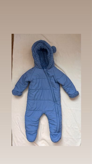 Комбінезон  теплий на дівчинку , хлопчика осінь - зима 6-9місяців