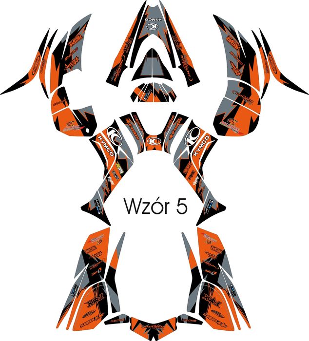 Naklejki Kymco maxxer 400 Okleina