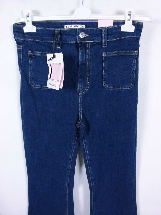 Pull&Bear flare jeans spodnie dzwony z metką / 40