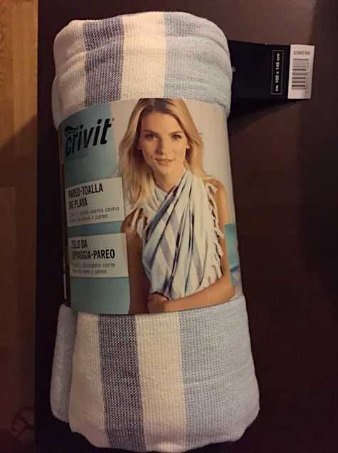 Lindo Páreo Toalha de Praia com Etiqueta