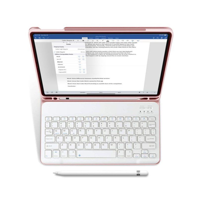 Tech-Protect Sc Pen + Keyboard Ipad 10.2 7 / 8 / 9 / 2019/2021 Pink