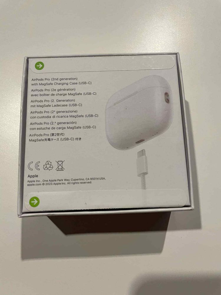 Słuchawki dokanałowe APPLE AirPods Pro II ANC Biały (Etui z USB-C)