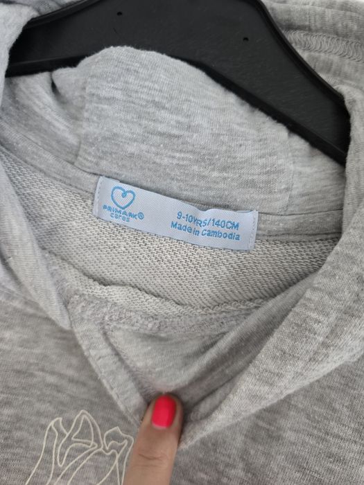 Bluza szara dla dziewczynki Primark roz. 140 9-10 lat
