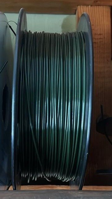Філамент PetG для 3d печаті 1.75 прозорий чорний хакі зелений мілітарі