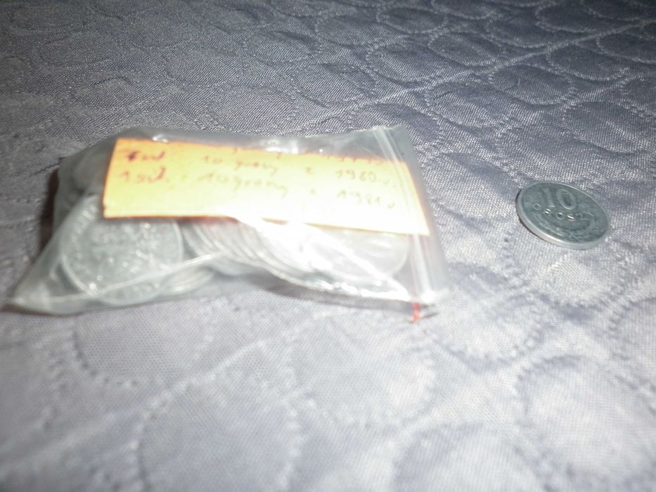 Monety z PRL-u 10gr zestaw 23 szt.