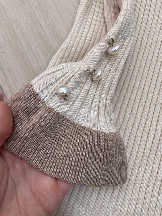 Сукня для дівчинки в рубчик святкова