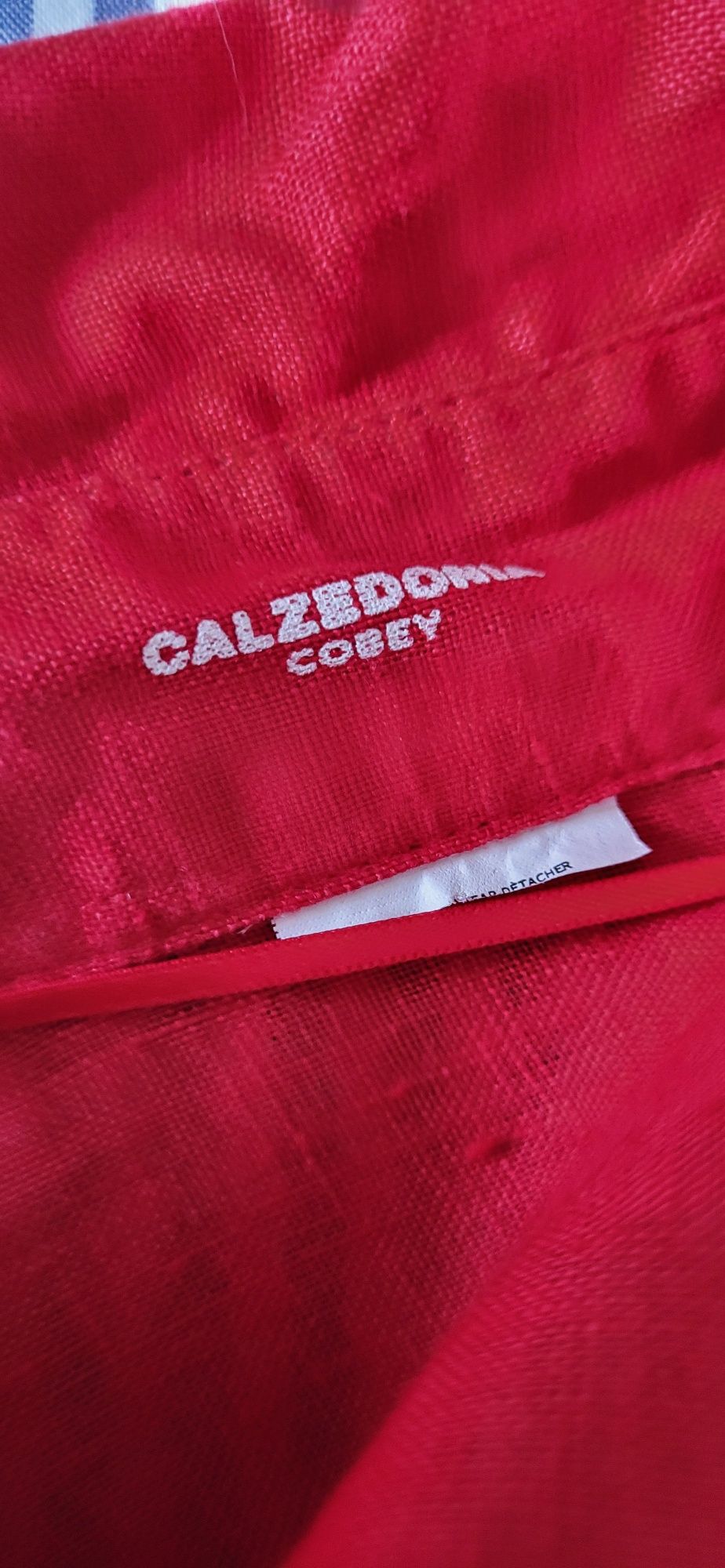 Calzedonia Lniana sukienka koszulowa XL