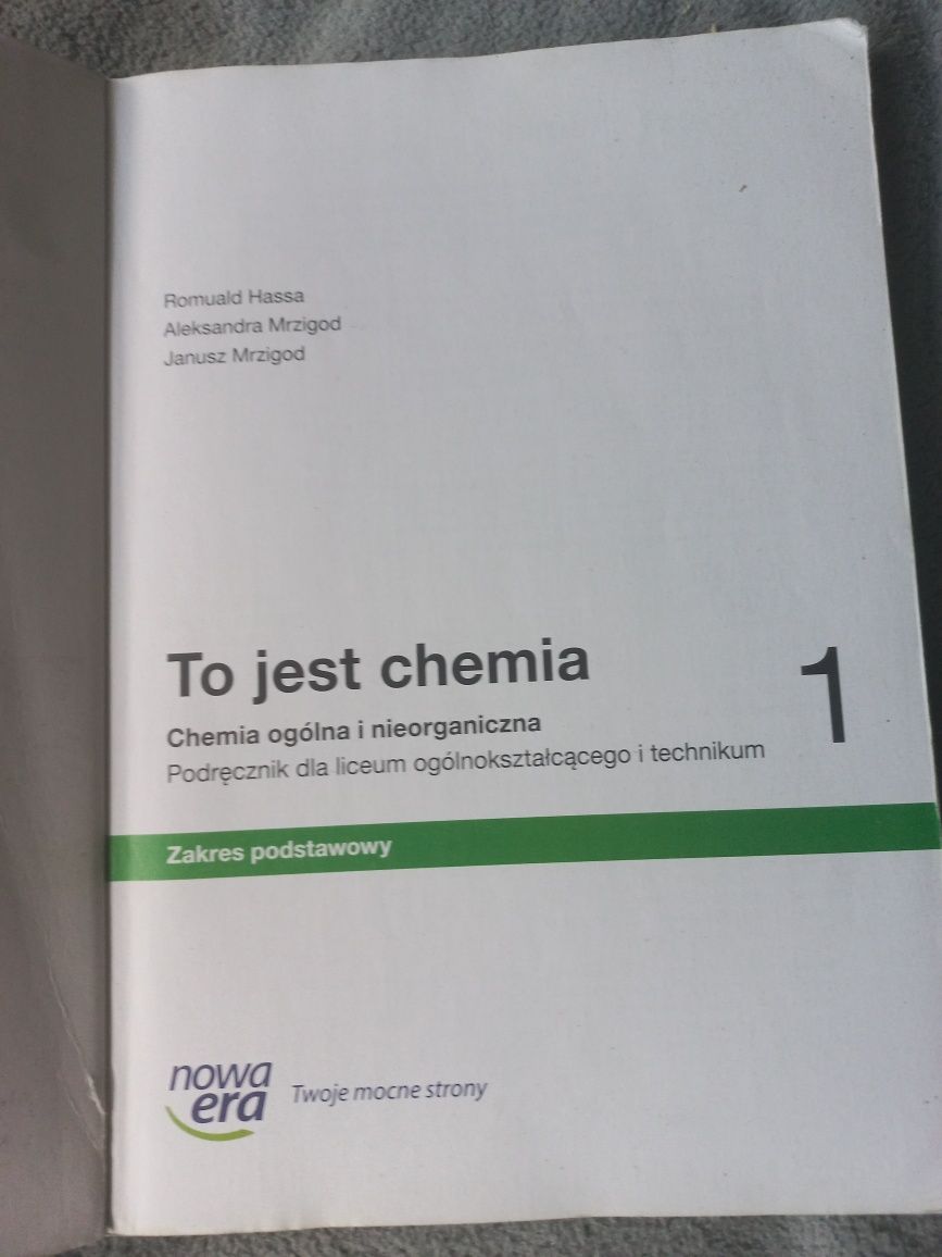 Podręcznik do chemii