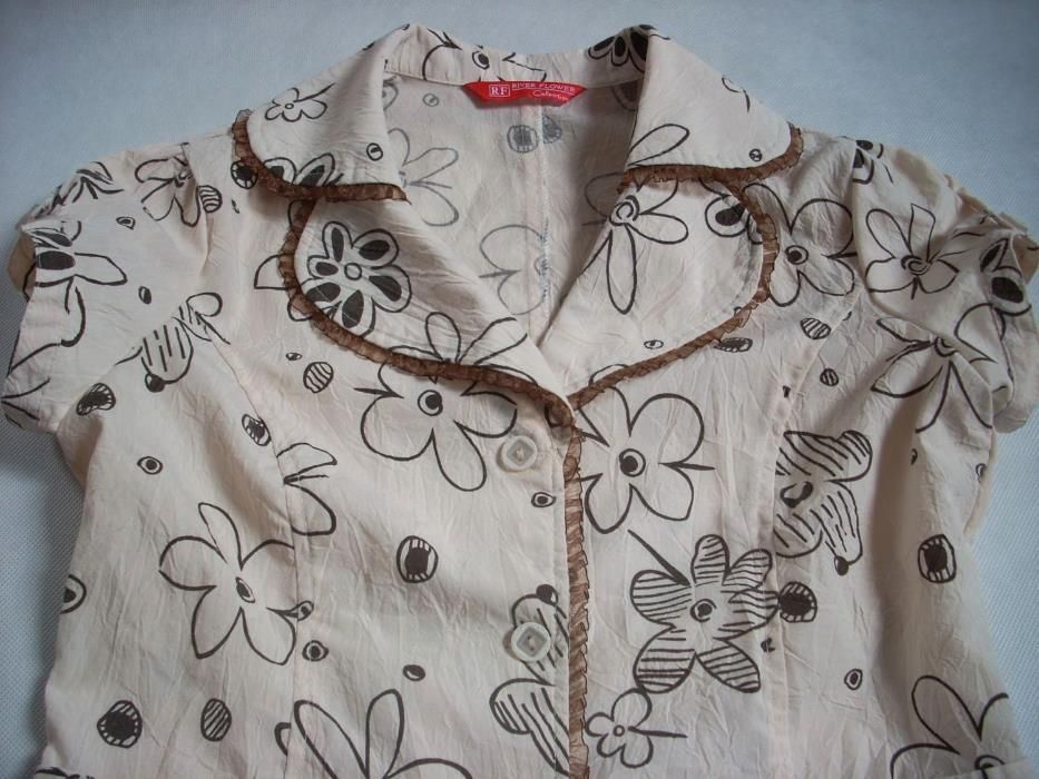 RIVER FLOWER letni żakiecik KWIATY coquette 34 36