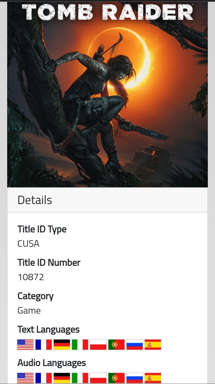 Shadow of The Tomb Raider PL Dubbing po polsku na PS4 i PS5 BDB stan