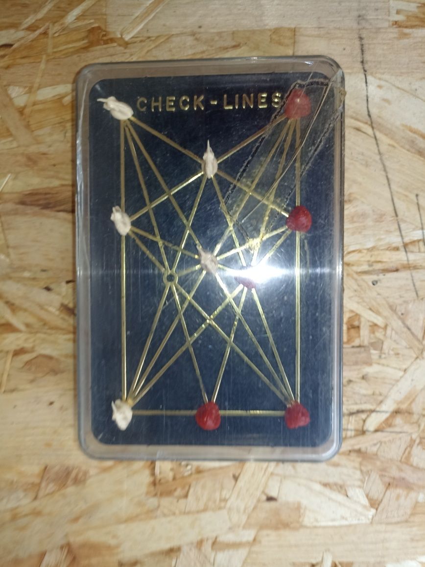 Stara vintage gra ,,Tri-ang Game" ,,Check Linea" z lat szesdziesiątych