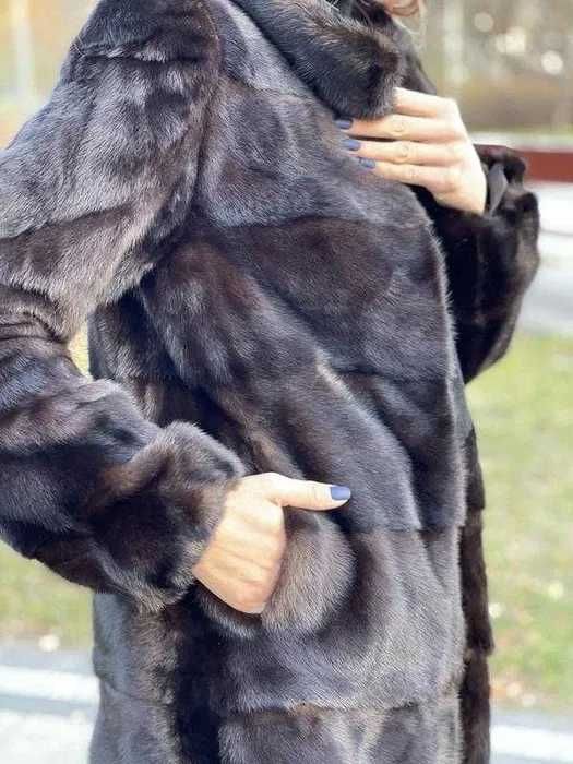 Норкова шуба-трансформер • натуральна норка • стан нової