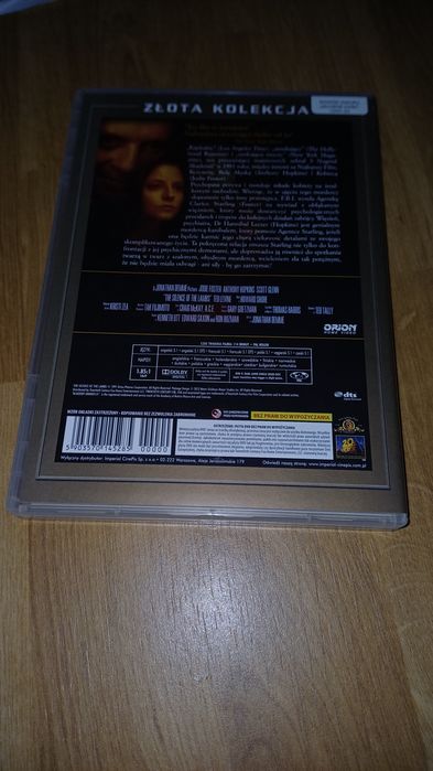 Milczenie Owiec dvd złota kolekcja