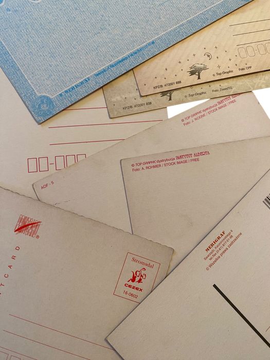 Pocztówki, ludzie, pozdrowienia, printcard, merigraf, top graphic