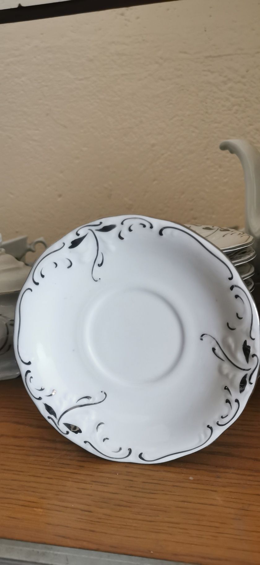 Serwis kawowy, porcelana Wałbrzych
