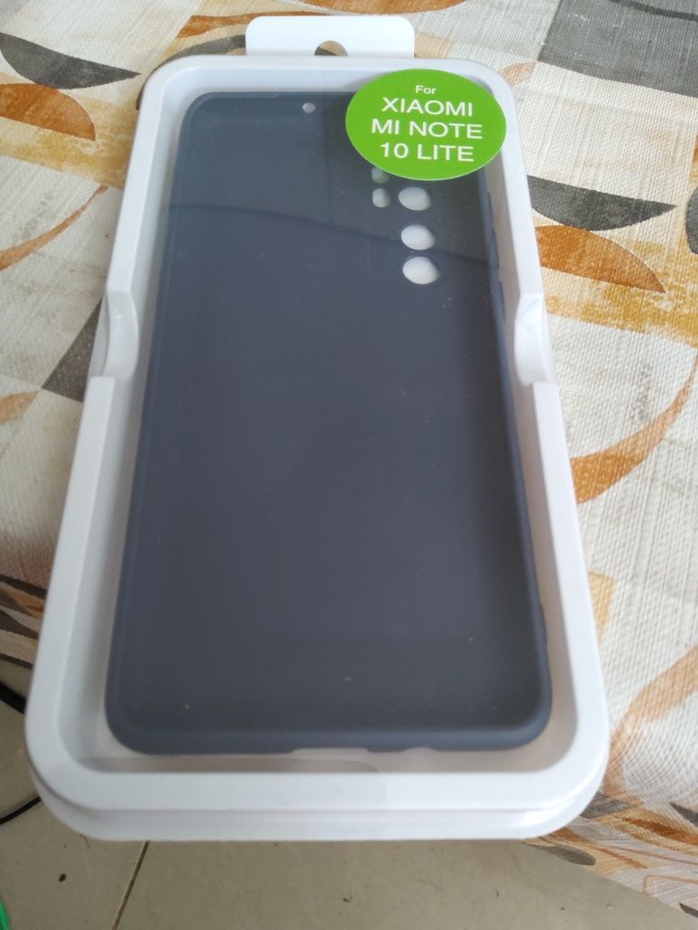 Nowe etui Xiaomi Mi Note 10 lite czarne/przezroczyste
