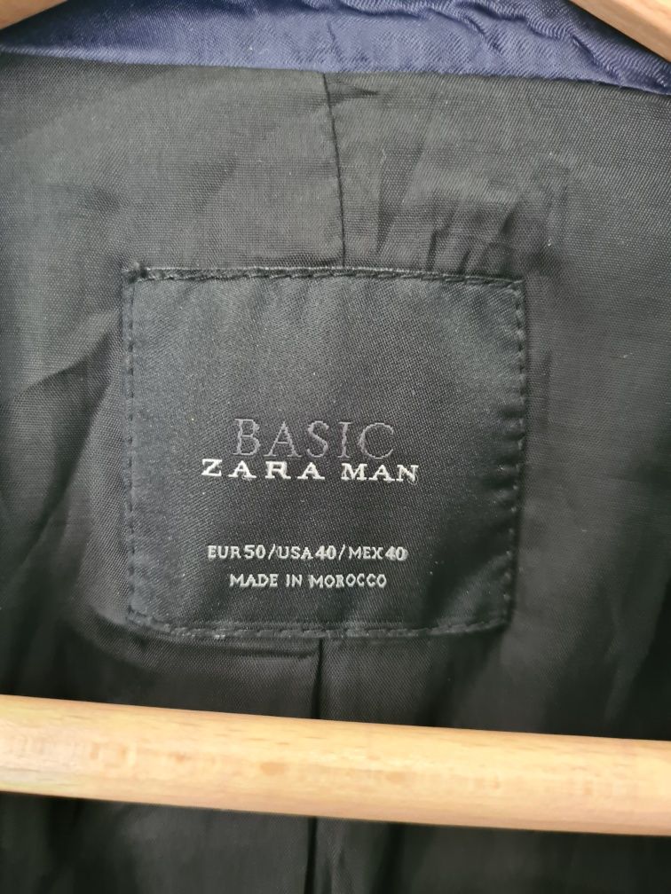 Garnitur meski zara slim fit granatowy