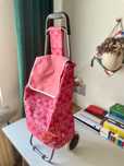 Wózek na zakupy KOOPMAN "Raudona Flower" 30l