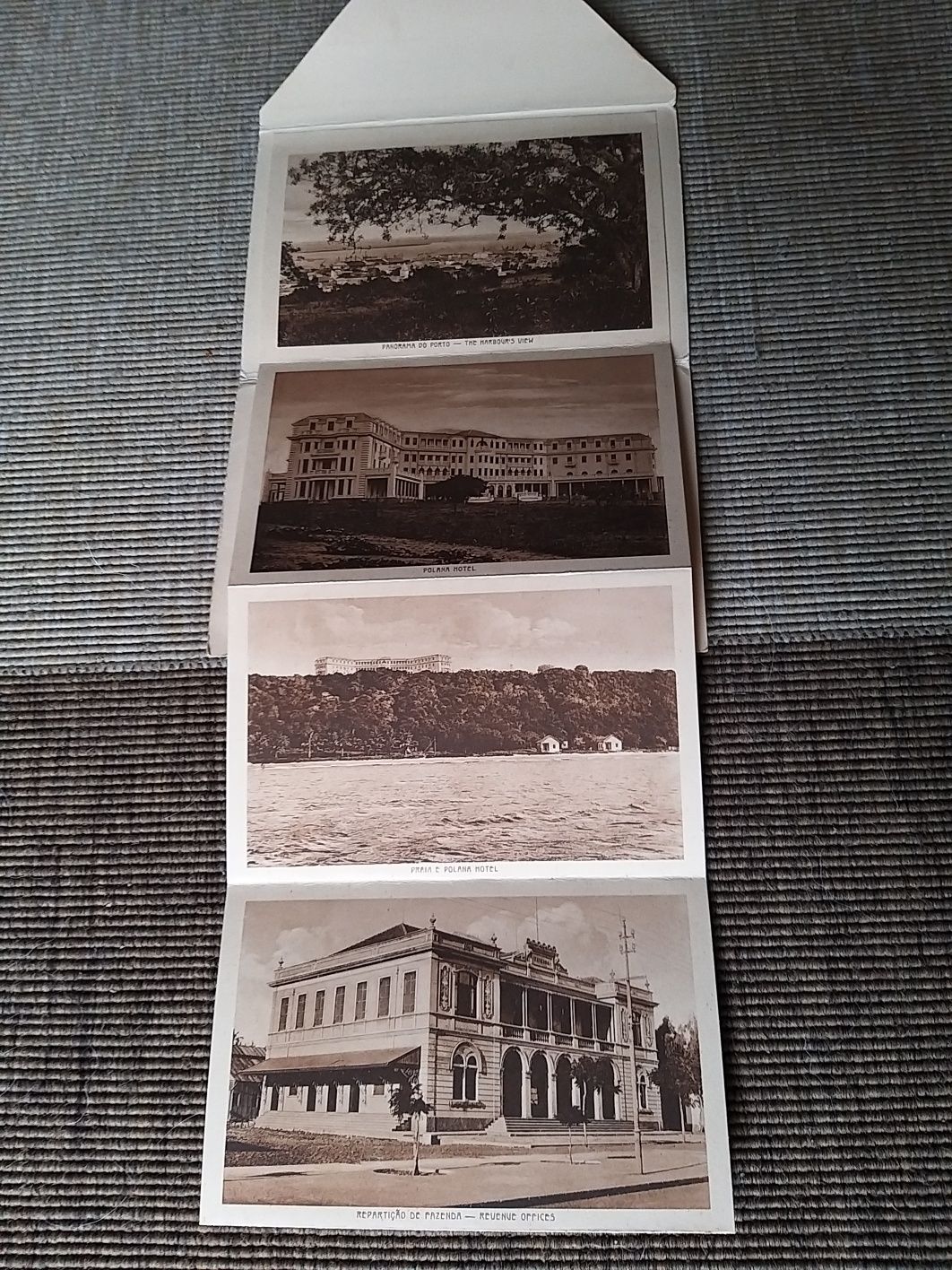 caderneta coleção 10 postais antigos de Lourenco Marques, Moçambique,