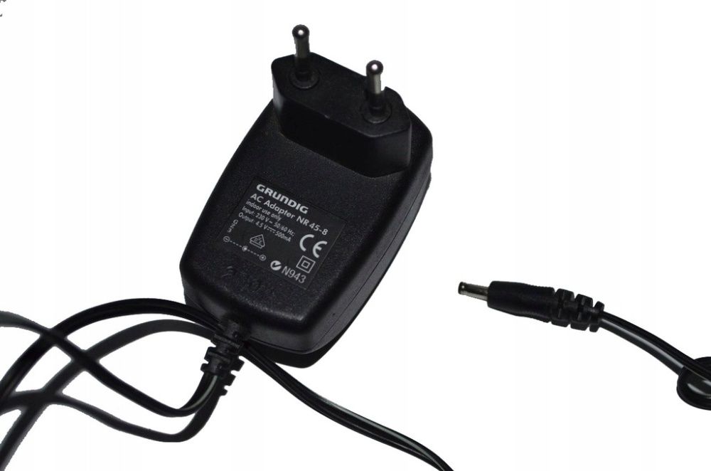 Grundig AC adapter 4,5V 500mA wtyczka 3,5mm bez pin