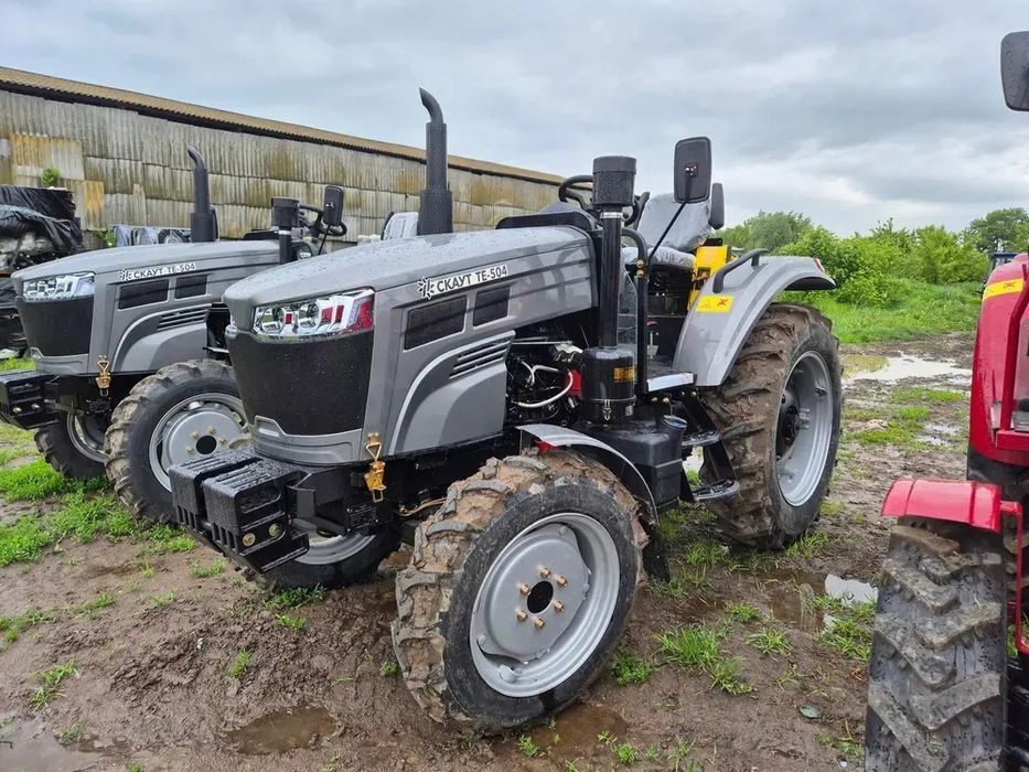 Трактор гарден Скаут ТЕ504 с ровным полом 2023 года доставка в подарок