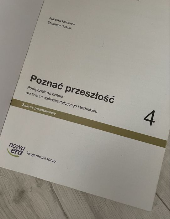 Podręcznik Poznać przeszłość 4 zakres podstawowy