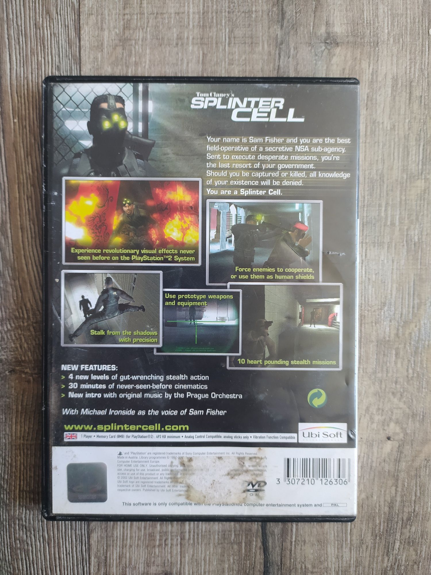 Gra PS2 Tom Clancy's Splinter Cell Wysyłka