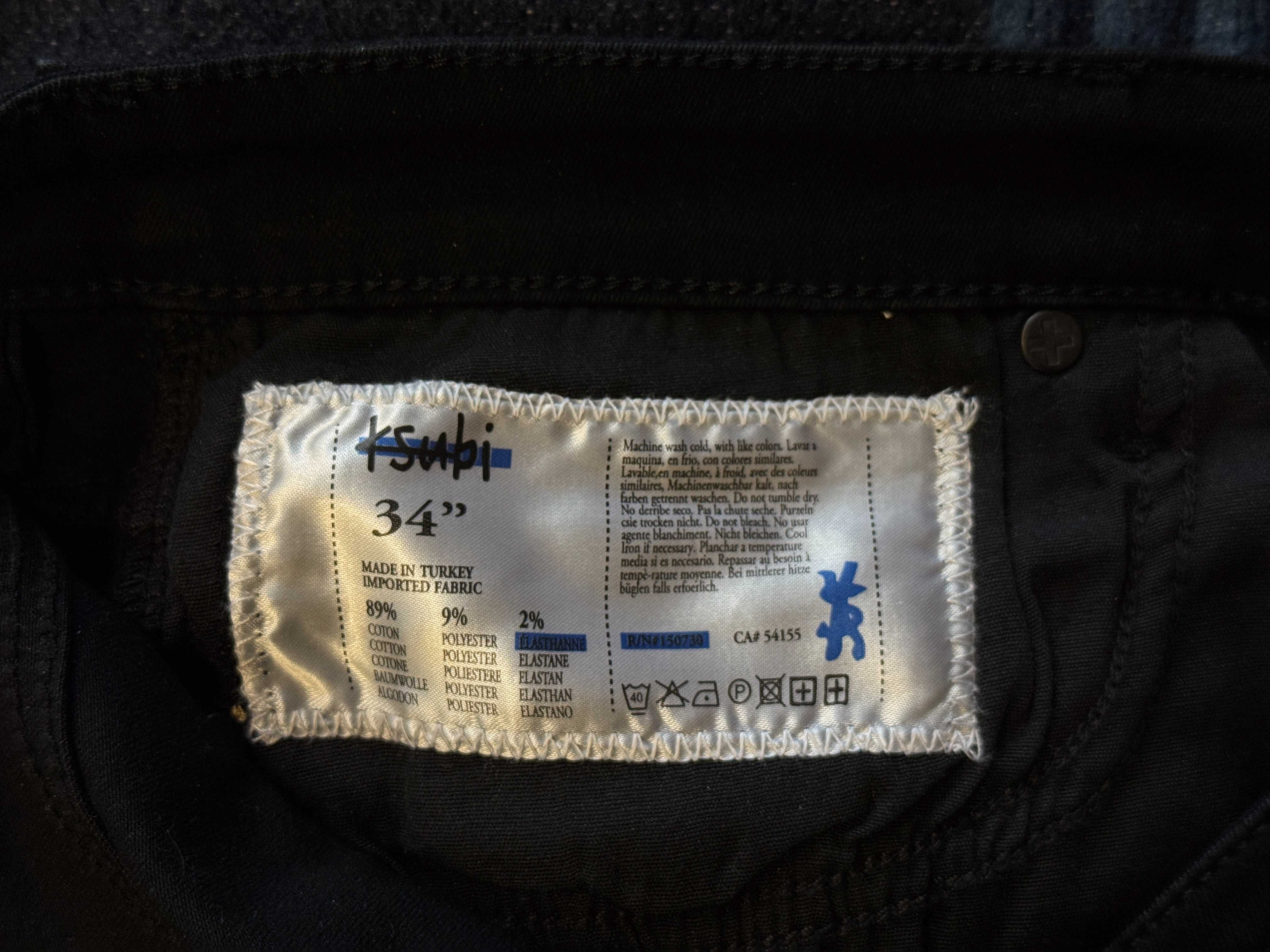 Джинсы Ksubi Van Winkle Black Rebel Size 34