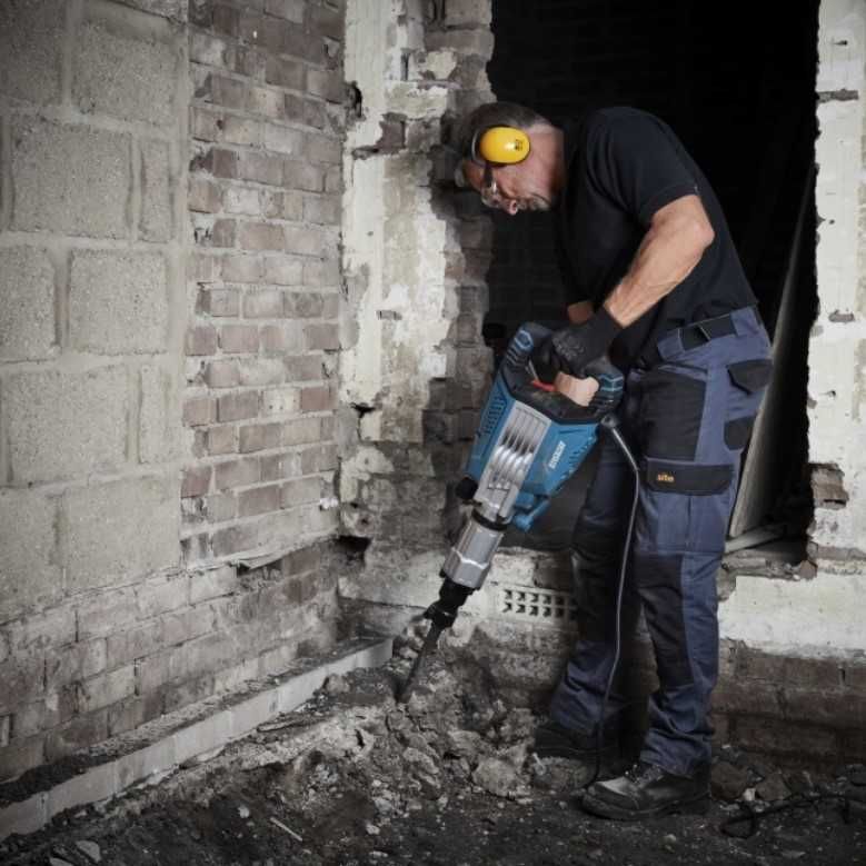 Młot wyburzeniowy kujący z dłutami Erbauer moc aż 45J 1750W wynajem