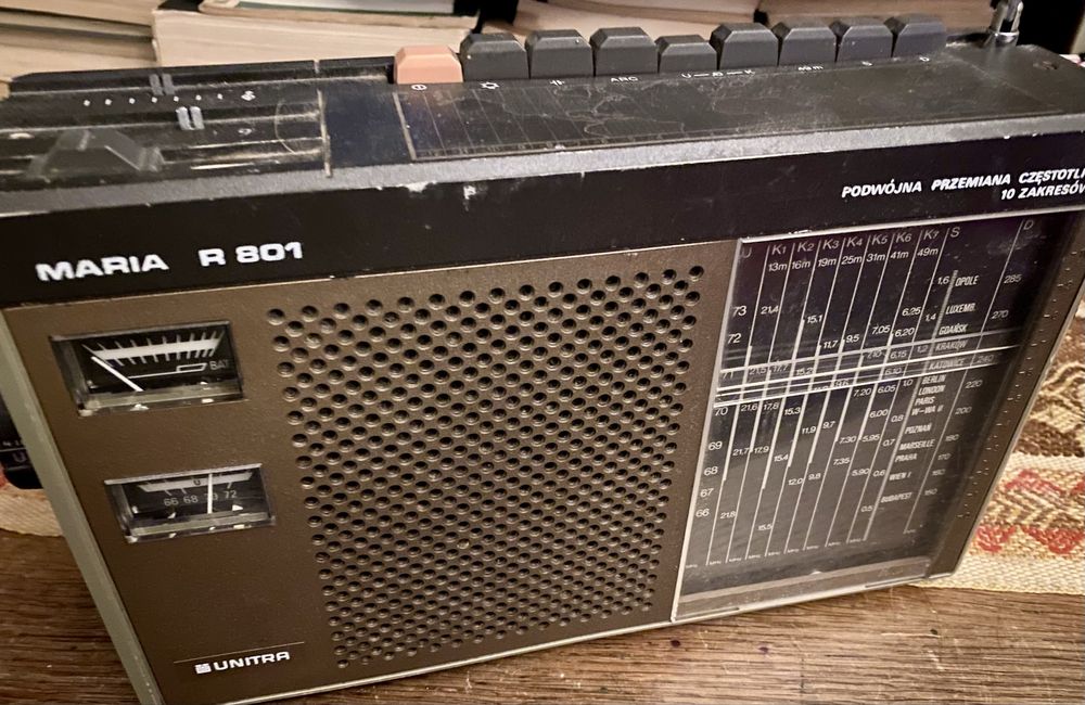 radio światowe - Unitra Eltra Maria R-801 - sprawne