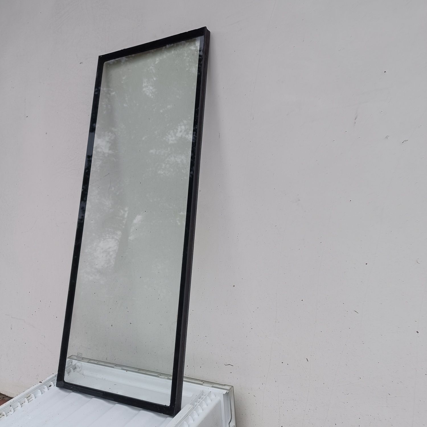 Szyby okna witryny zespolone dwuszybowe grubość około 1,5 cm jednokomo