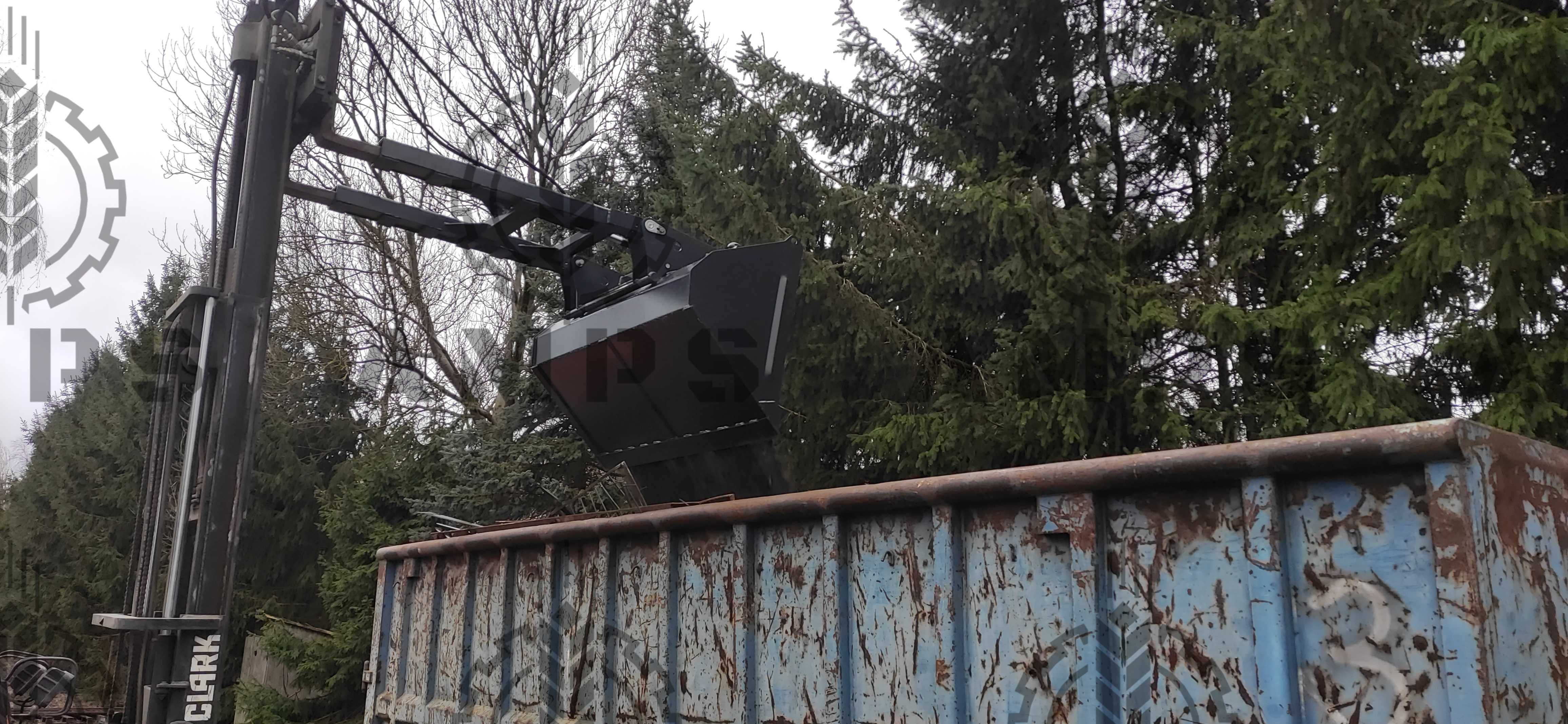 Łyżka na wózek widłowy 1,80m