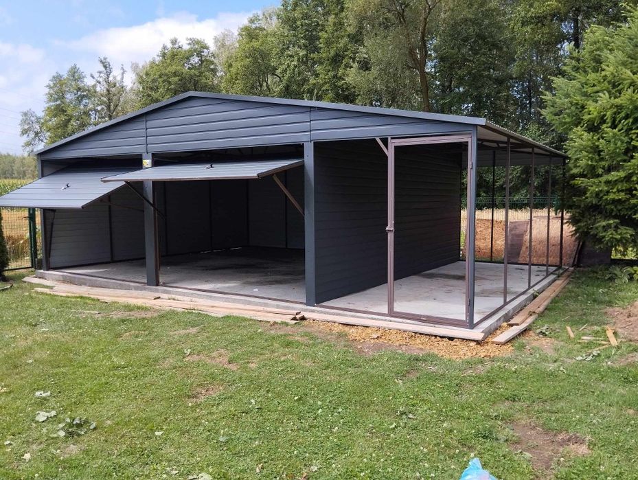 Garaże drewnopodobne