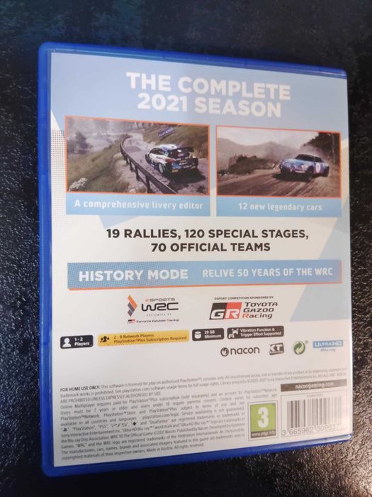 WRC 10 PS5 Polskie napisy w grze