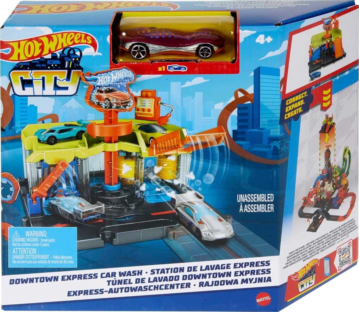 Трек Хот Вілс Автомийка Hot Wheels City Downtown Express Car Wash