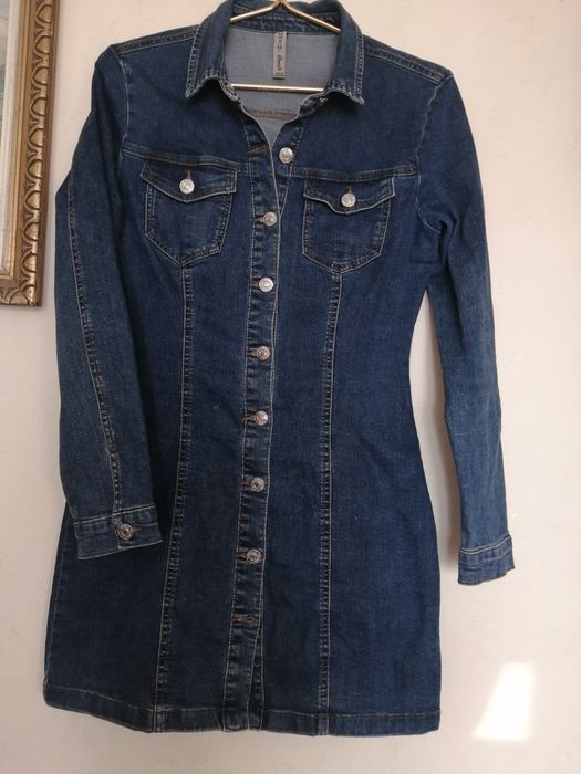 Сарафан плаття джинс, M, платье джинсовое