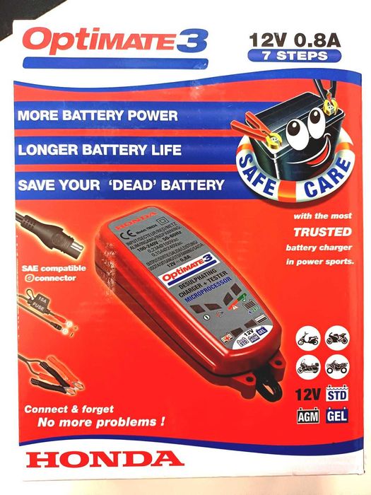 Ładowarka do akumulatorów Optimate 3 12V 0,8A żelowy agm włókninowy