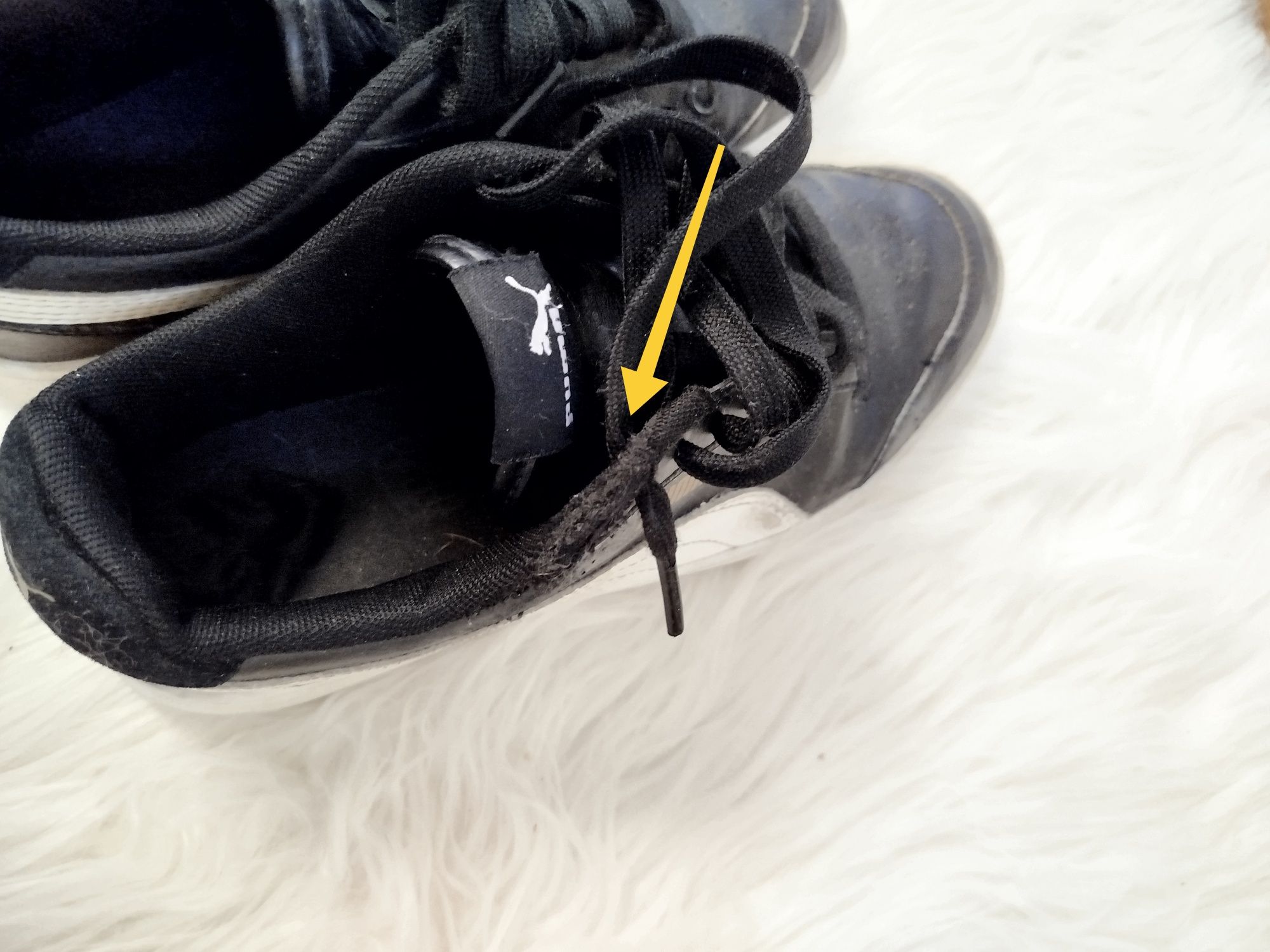 Puma Shuffle czarne sneakersy buty unisex  38
