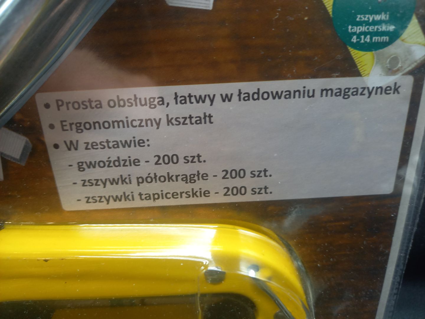 Metalowy zszywacz tapicerski zestaw
