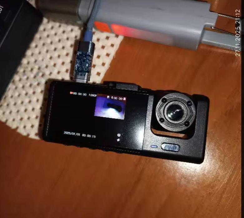 Автомобільний відеореєстратор 2 камеры Full HD 1080p