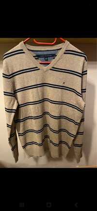 Sweter tommy hilfiger s meski bawelna kaszmir