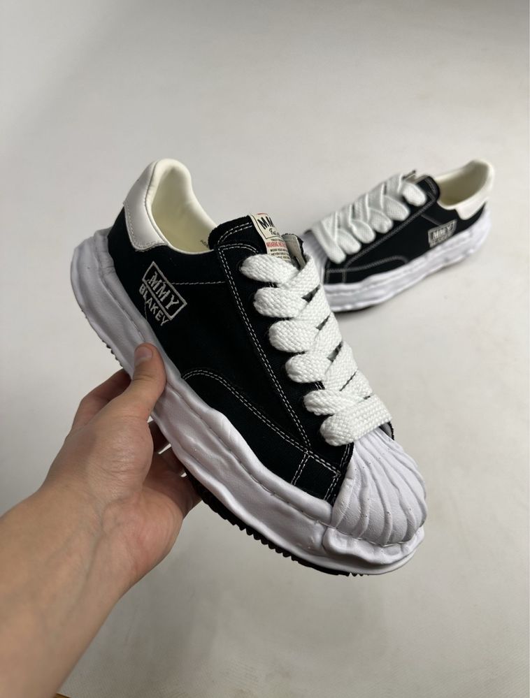 MMY Blakey Maison Mihara Yasuhiro кеди чорні кеды черные