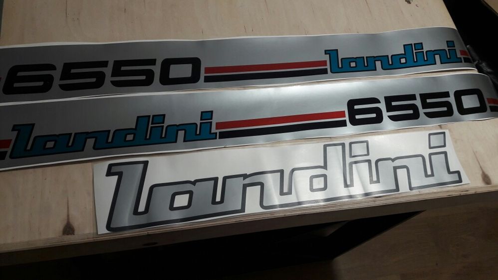 Naklejki landini 7880 .6550