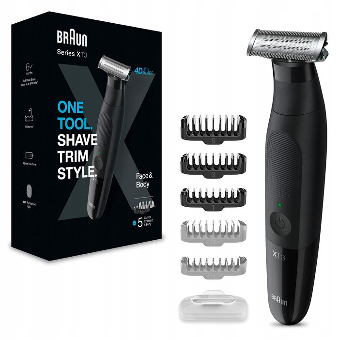 braun series xt3200 maszynka elektryczna trymer do ciała i brody
