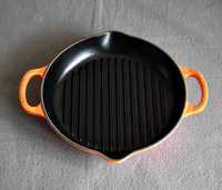 Nowa patelnia żeliwna grillowa LE CREUSET 25cm do indukcji