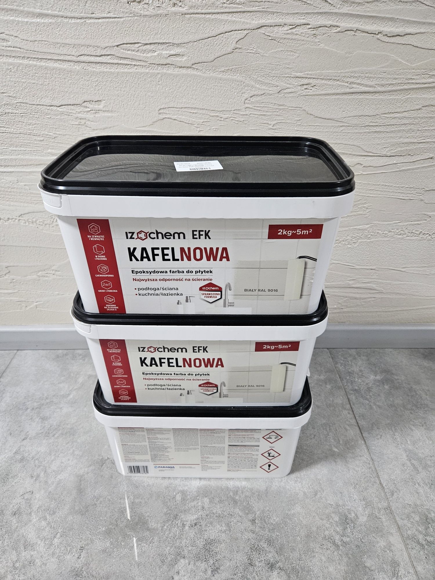 Izochem EFK KAFELNOWA - epoksydowa farba do kafelków - Biały RAL 9016