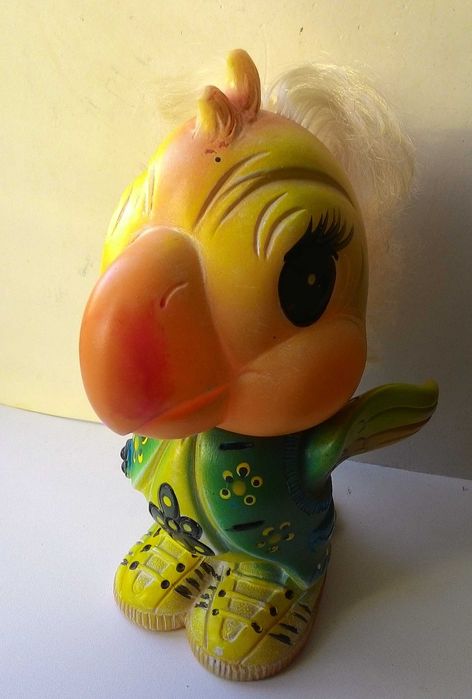 Игрушка резиновая «Попугай Кеша»