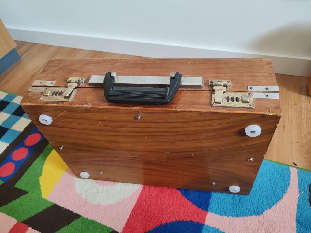 Harmonium Indiano compacto vintage afinado