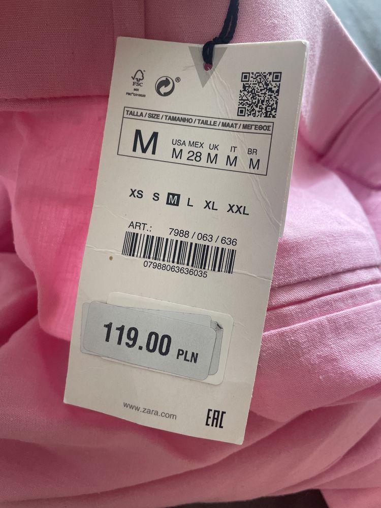 Літні штани Zara у складі льон